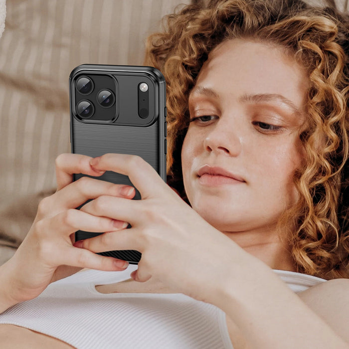 Carbon Case for iPhone 17 Pro Max - Black