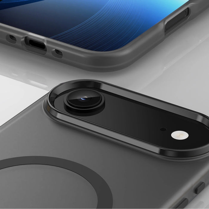 Magnetic Abrasive iPhone 17 Air Case Compatible with MagSafe - Matte Black