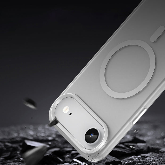 Magnetic Abrasive iPhone 17 Air Case Compatible with MagSafe - Matte White