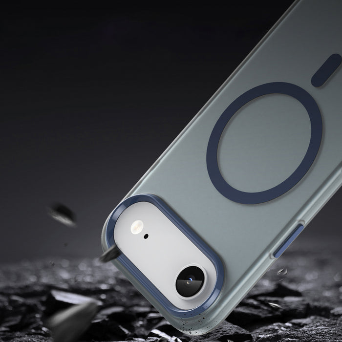 Magnetic Abrasive iPhone 17 Air Case Compatible with MagSafe - Matte Blue