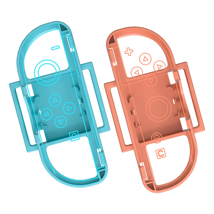 Nintendo Switch 15-in-1 Family Accessory Pack 2 - Orange and Blue Set
