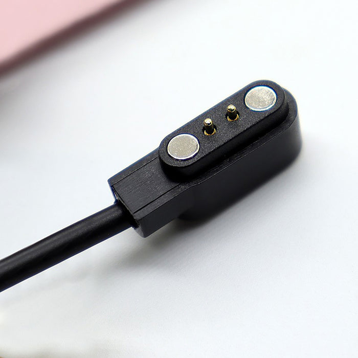 HUL-01 Magnetic Charger 2-pin 2.8mm for 60cm Smartwatches – Black