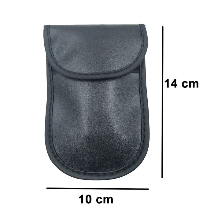 Anti-theft case for car keys blocking radio waves Keyless Faraday Box cover Faraday cage 14 cm with 10 cm black