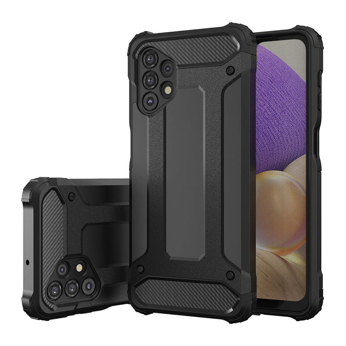 Hybrid Armor Case Tough Rugged Cover for Samsung Galaxy A32 5G golden