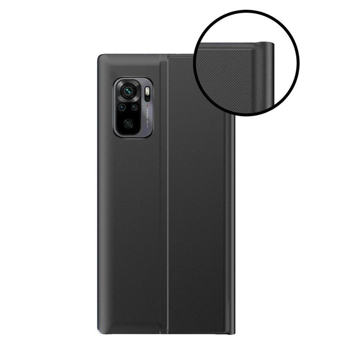 Sleep Case Bookcase Type Case with Smart Window for Xiaomi Redmi K40 Pro+ / K40 Pro / K40 / Poco F3 blue