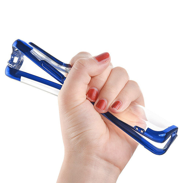 Clear Color Case Gel TPU Electroplating frame Cover for Xiaomi Redmi Note 10 5G / Poco M3 Pro black