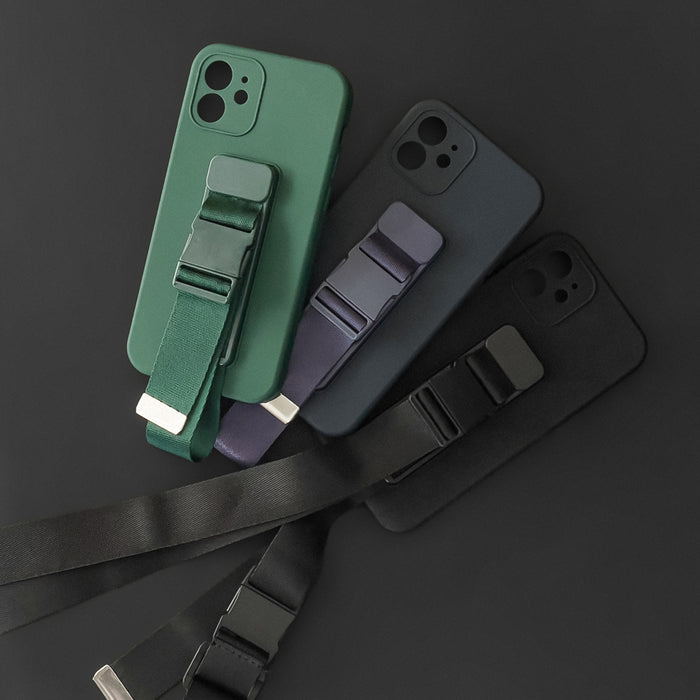 Rope case Gel case with a chain lanyard bag lanyard iPhone 11 Pro blue