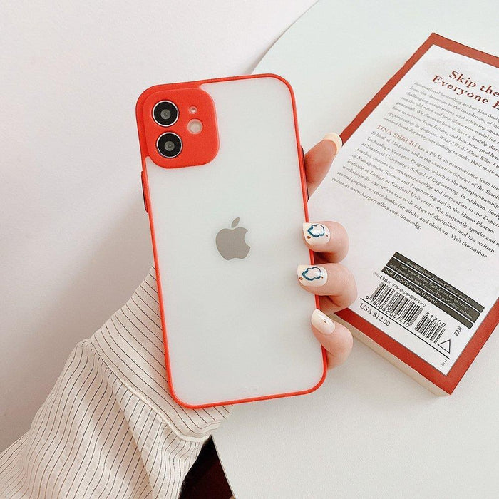 Milky Case Silicone Flexible Translucent Case for Xiaomi Redmi 9T Red