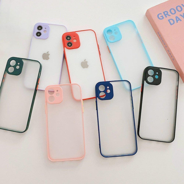 Milky Case Silicone Flexible Translucent Case for Xiaomi Redmi 9T Red