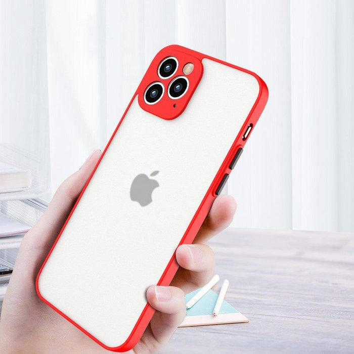 Milky Case Silicone Flexible Translucent Case for Xiaomi Redmi 9T Red