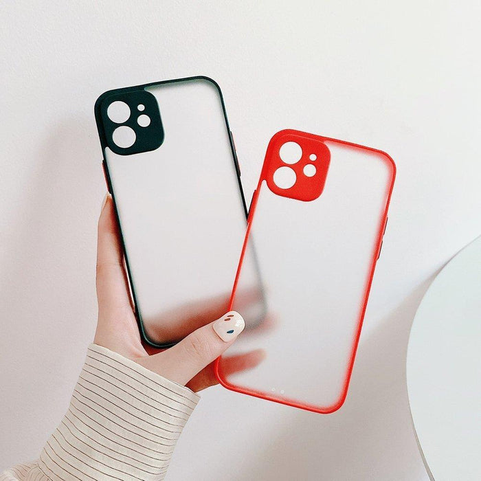 Milky Case Silicone Flexible Translucent Case for Xiaomi Redmi 9T Red