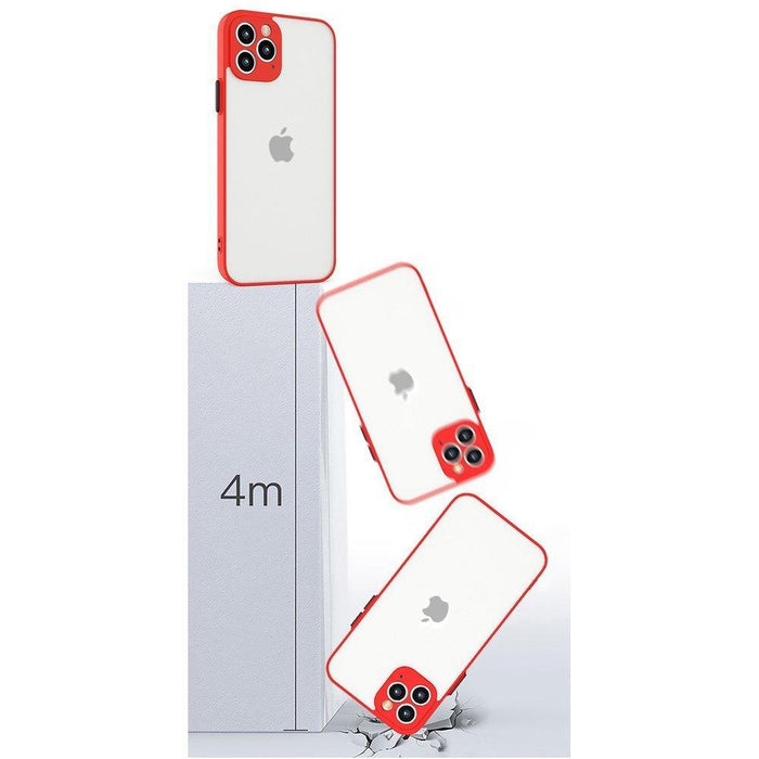 Milky Case Silicone Flexible Translucent Case for Xiaomi Redmi 9T Red