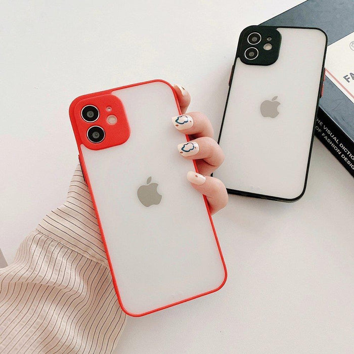 Milky Case Silicone Flexible Translucent Case for Xiaomi Redmi 9T Red