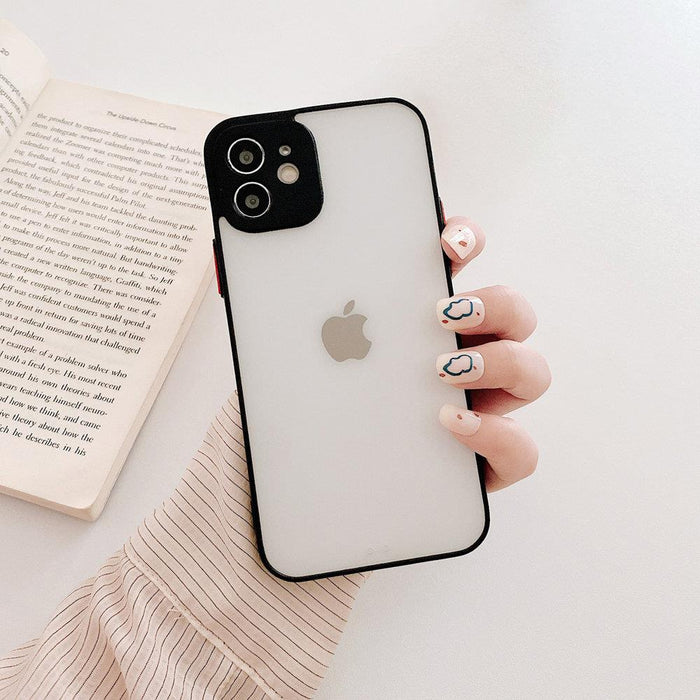 Milky Case silicone flexible translucent case for Samsung Galaxy A22 4G black