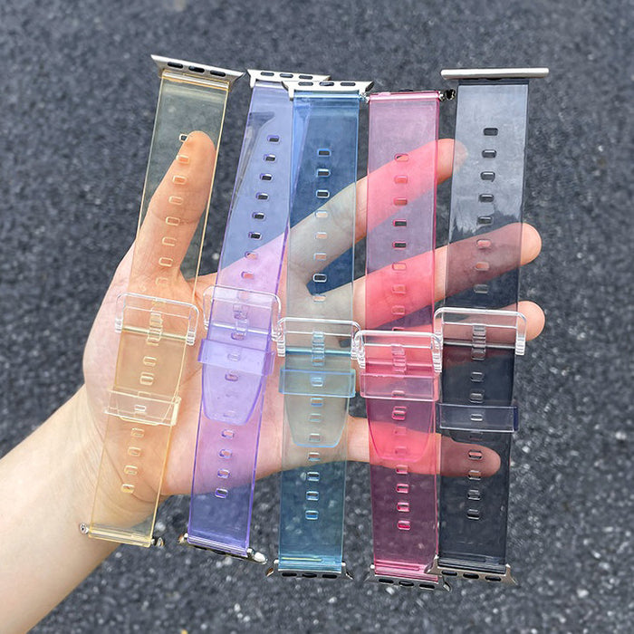Silicone Strap Bracelet Bracelet Strap Light for Apple Watch 42 / 44 mm - Purple