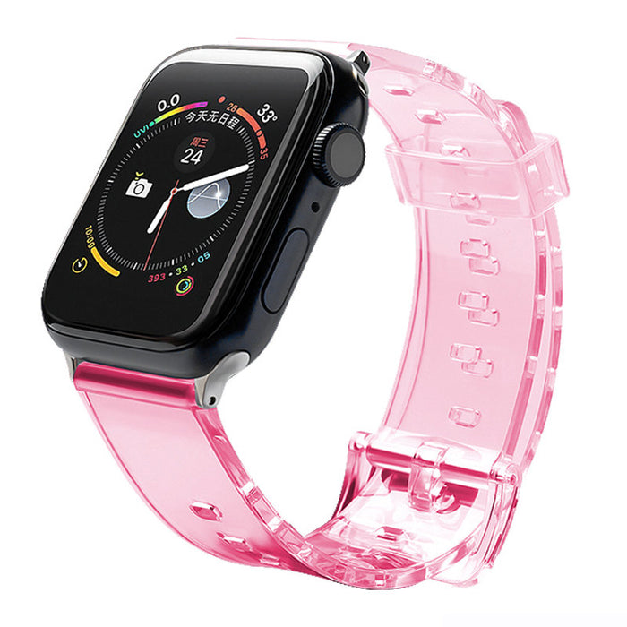 Silicone Strap Bracelet Bracelet Strap Light for Apple Watch 38 / 40 mm - Red
