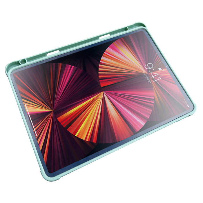 Stand Tablet Case Smart Cover case for iPad Pro 12.9 '' 2021/2020 with stand function green