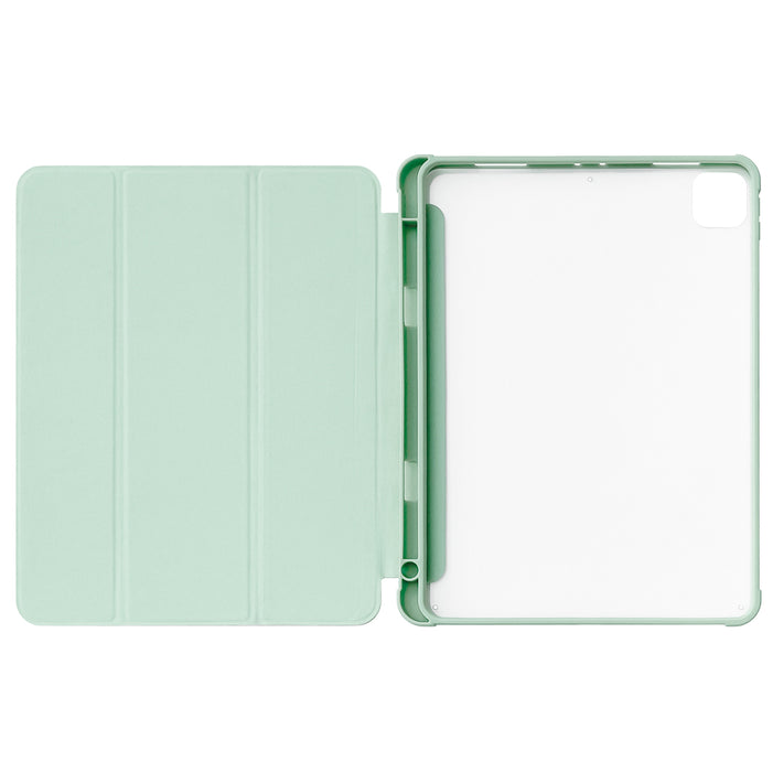 Stand Tablet Case Smart Cover case for iPad Pro 12.9 '' 2021/2020 with stand function green