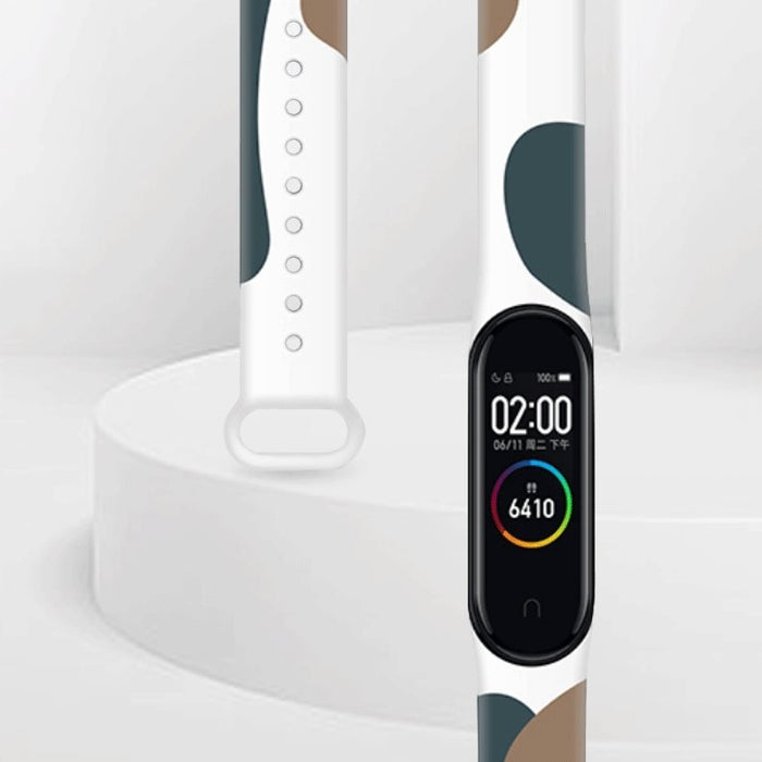 Strap Moro band for Xiaomi Mi Band 3 / 4 silicone strap watch bracelet pattern 5