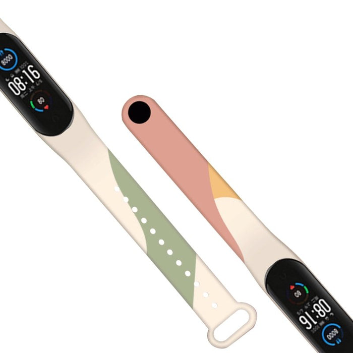 Strap Moro band for Xiaomi Mi Band 5 / 6 silicone strap watch bracelet pattern 5