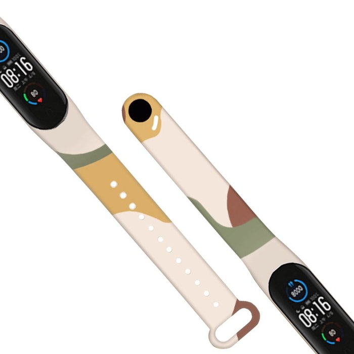Strap Moro band for Xiaomi Mi Band 5 / 6 silicone strap watch bracelet pattern 7