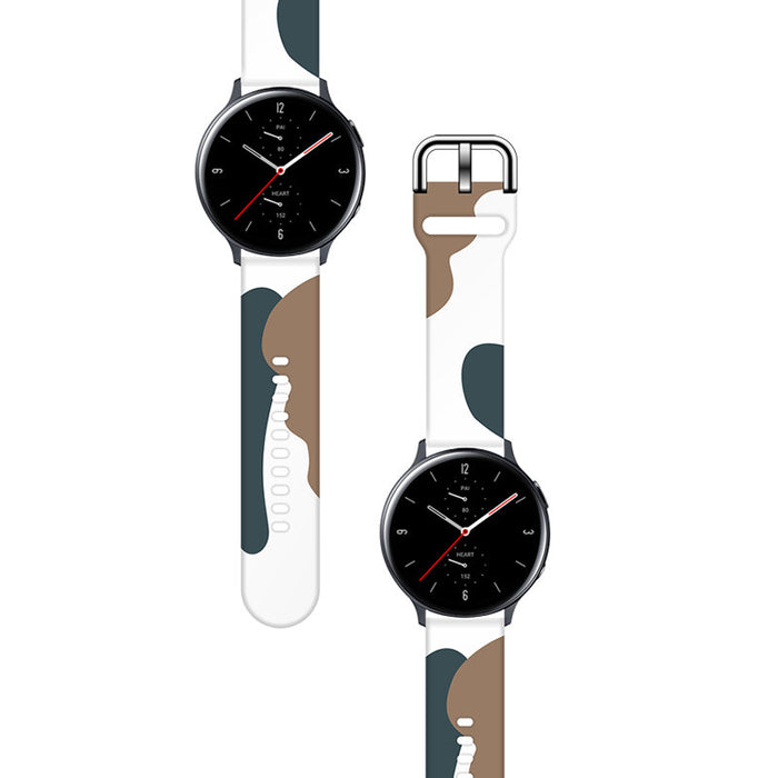 Strap Moro for Samsung Galaxy Watch 40 / 41 / 42 / 43 / 44 mm silicone bracelet watch band - pattern 1