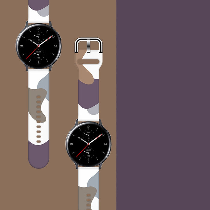Strap Moro for Samsung Galaxy Watch 40 / 41 / 42 / 43 / 44 mm silicone bracelet watch band - pattern 9