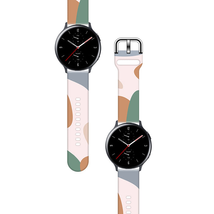 Strap Moro for Samsung Galaxy Watch 40 / 41 / 42 / 43 / 44 mm silicone bracelet watch band - pattern 11