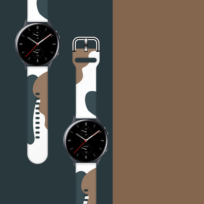 Strap Moro for Samsung Galaxy Watch 45 / 46 / 47 mm silicone bracelet watch band - pattern 1