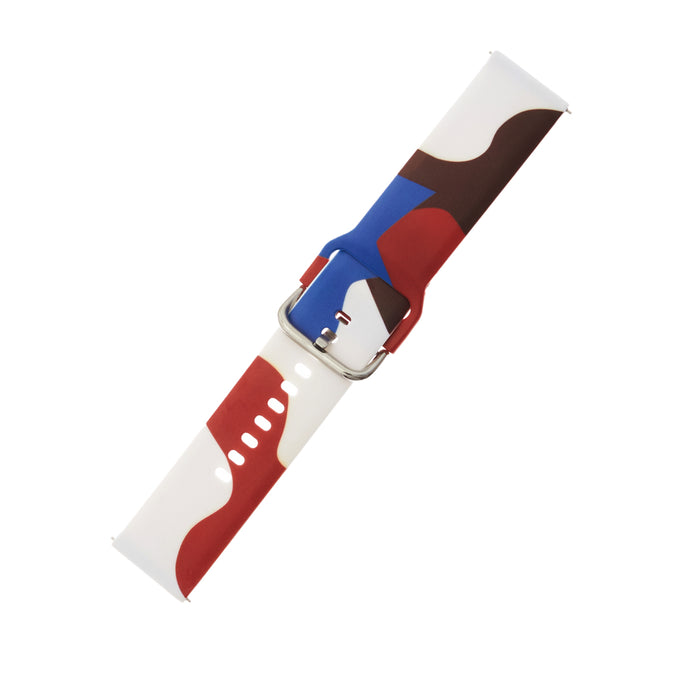 Strap Moro for Samsung Galaxy Watch 45 / 46 / 47 mm silicone bracelet watch band - pattern 8