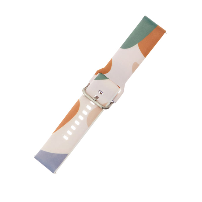 Strap Moro for Samsung Galaxy Watch 45 / 46 / 47 mm silicone bracelet watch band - pattern 11