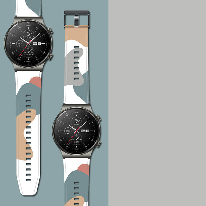 Strap Moro band for Huawei Watch GT2 Pro silicone strap watch bracelet pattern 3