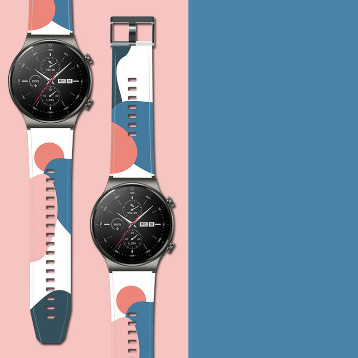 Strap Moro band for Huawei Watch GT2 Pro silicone strap watch bracelet pattern 11