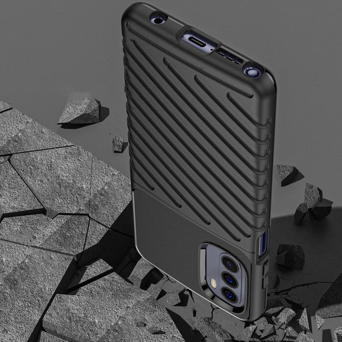 Thunder Case flexible armored cover for Motorola Moto G Stylus 2022 black
