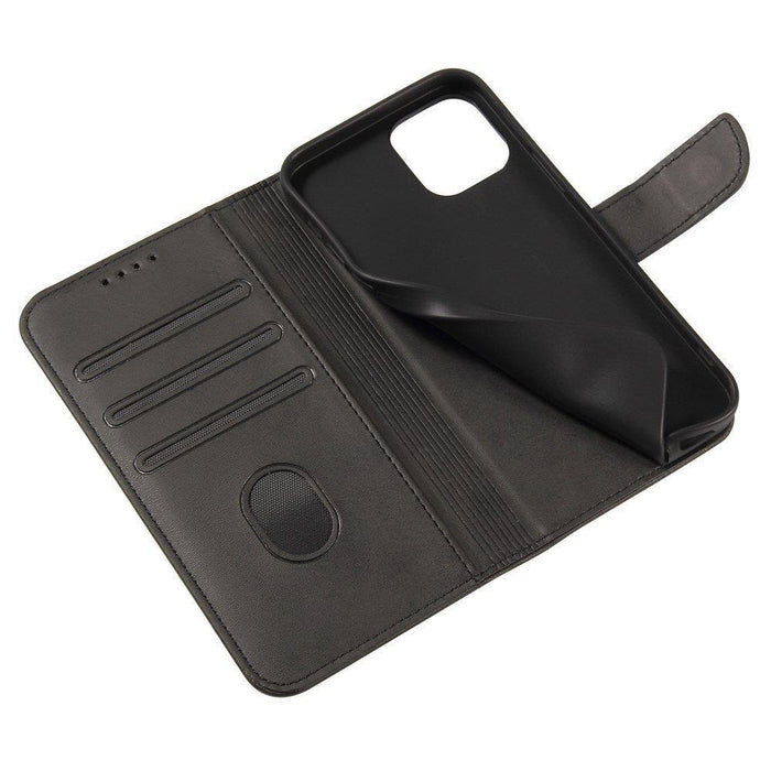 Magnet Case elegant case case cover with a flap and stand function Poco M4 Pro 5G black