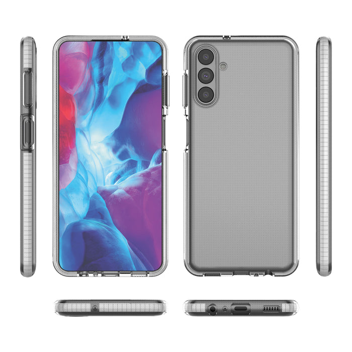 Spring Case cover gel cover with colored frame for Samsung Galaxy A13 5G black