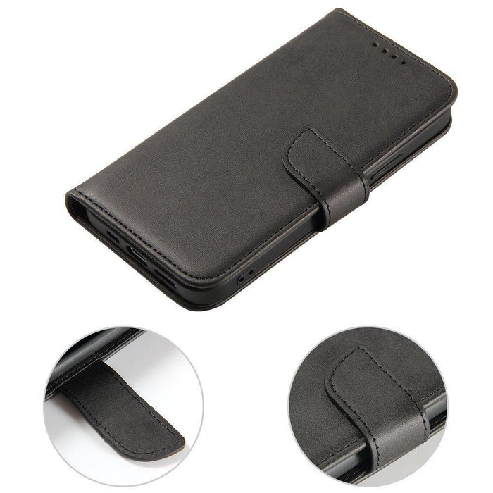 Magnet Case elegant case cover cover with a flap and stand function OnePlus Nord N200 5G black