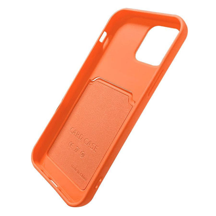 Card Case Silicone Case Wallet with Card Pocket Documents for Samsung Galaxy S22+ (S22 Plus) Navy Blue