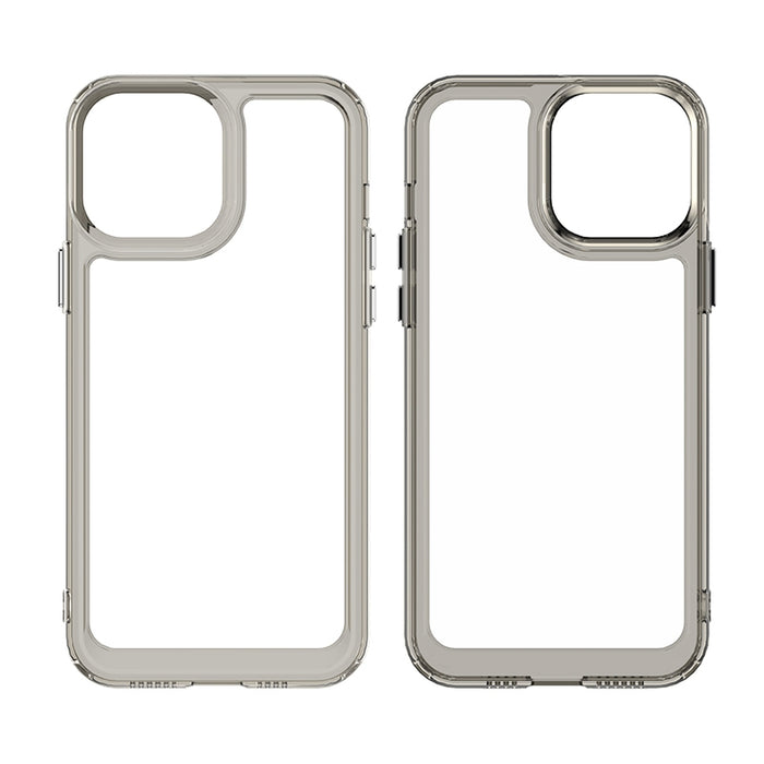 Outer Space Case Case for iPhone 12 Pro Max Hard Cover with Gel Frame Red