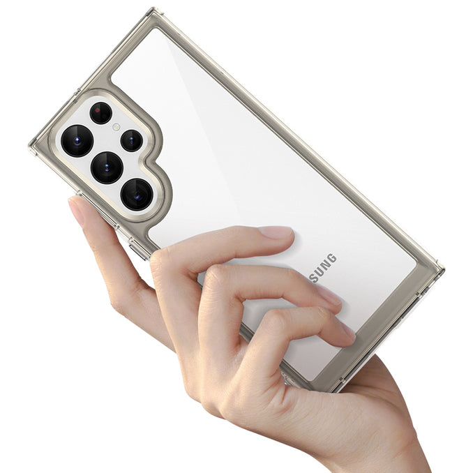 Outer Space Case Case for Samsung Galaxy S22 Ultra Hard Cover with Gel Frame Red