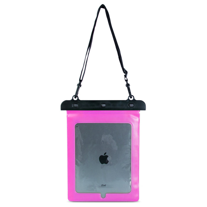Waterproof PVC tablet case - pink