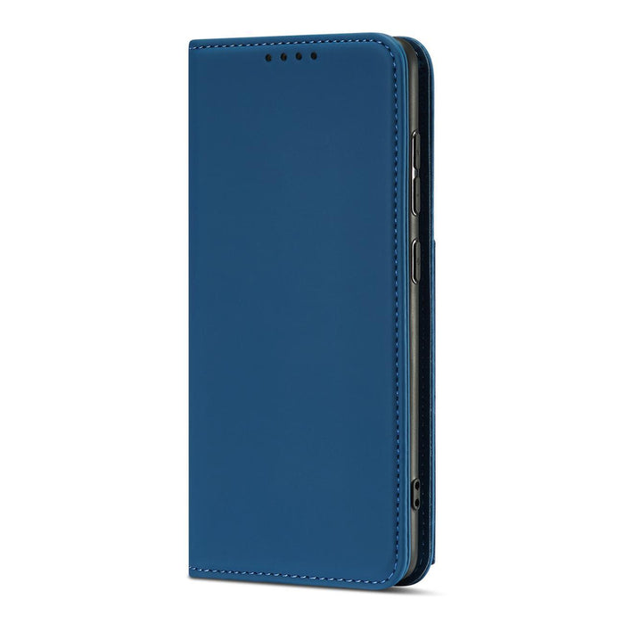 Magnet Card Case For Samsung Galaxy A12 5G Pouch Wallet Card Holder Blue
