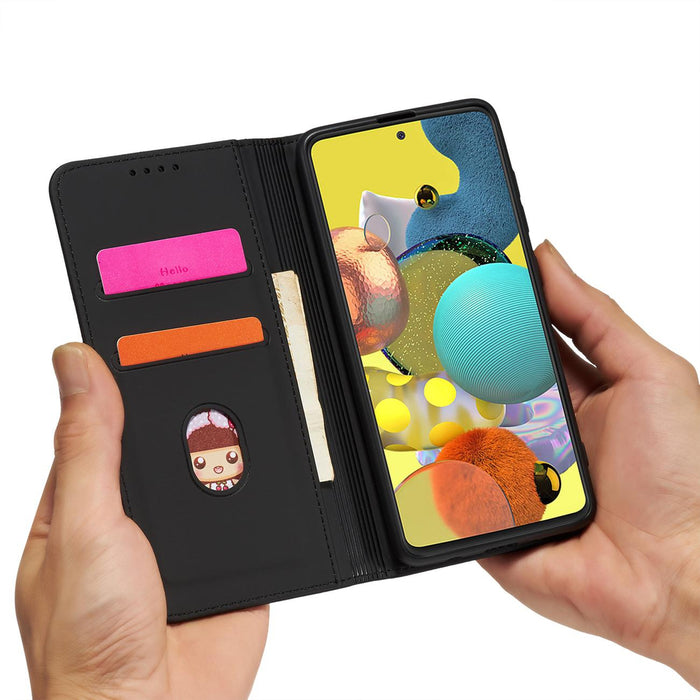Magnet Card Case Case for Xiaomi Redmi Note 11 Pro Pouch Wallet Card Holder Black