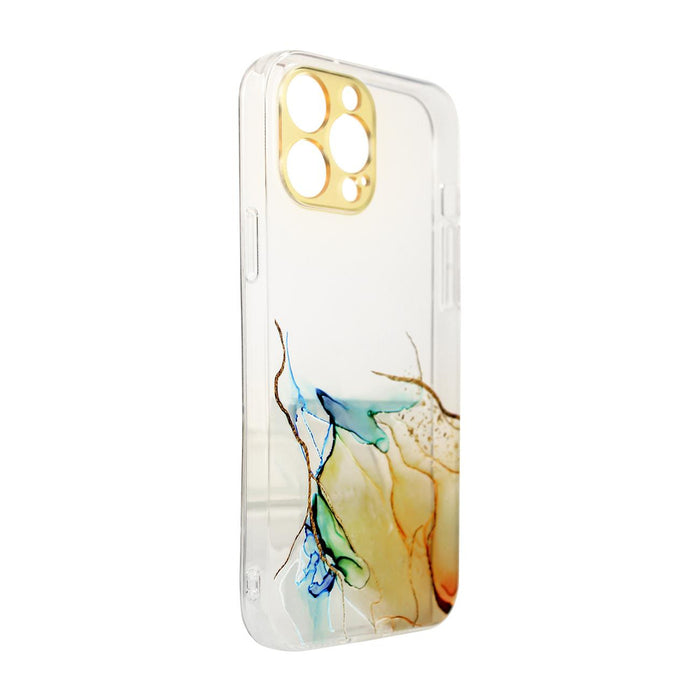 Marble Case Cover for Xiaomi Redmi Note 11 Gel Cover Orange Marble