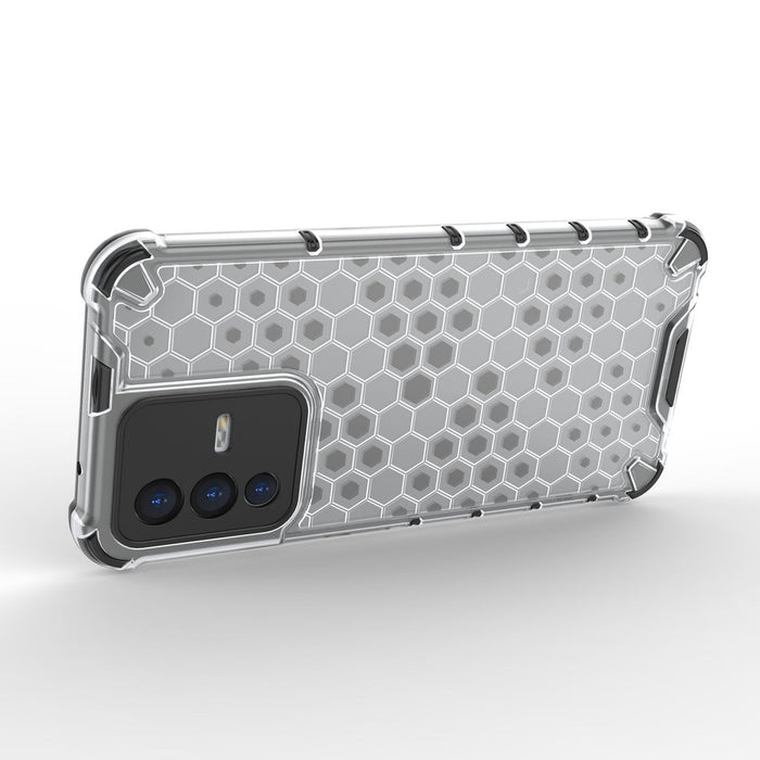 Honeycomb case armored cover with a gel frame Vivo V23 5G black