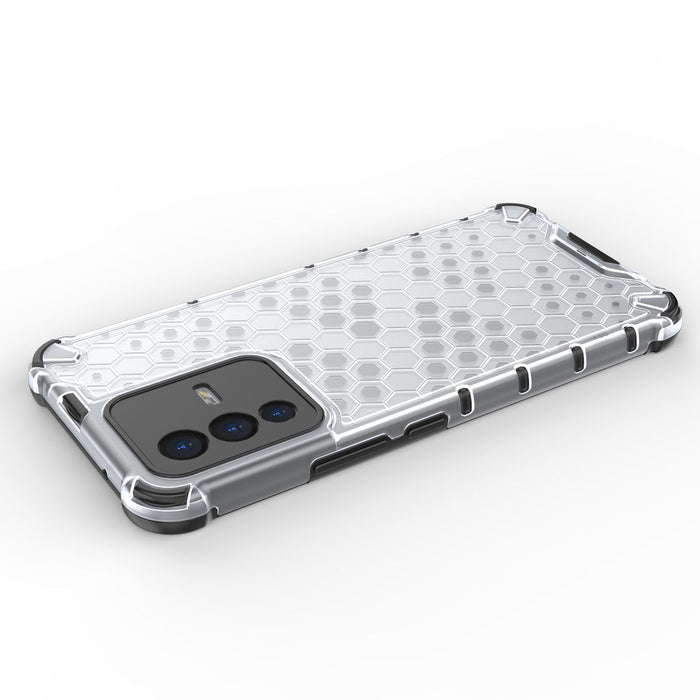 Honeycomb case armored cover with a gel frame Vivo V23 5G black