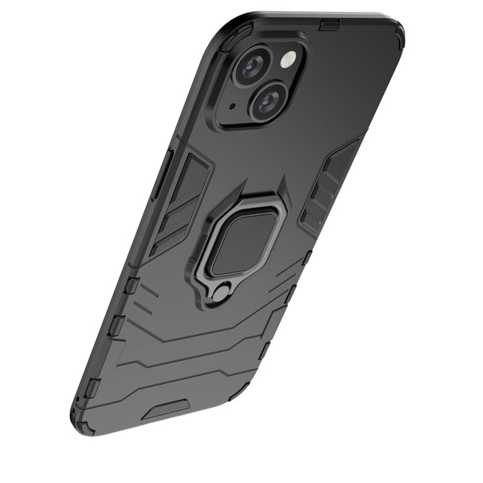 Ring Armor case for iPhone 14 Pro Max armored cover magnetic holder ring black