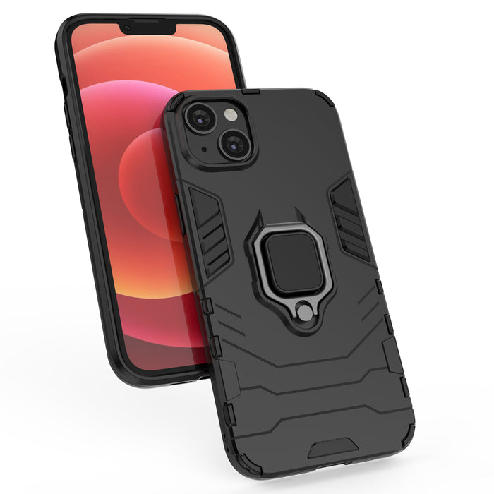Ring Armor case for iPhone 14 Pro Max armored cover magnetic holder ring black