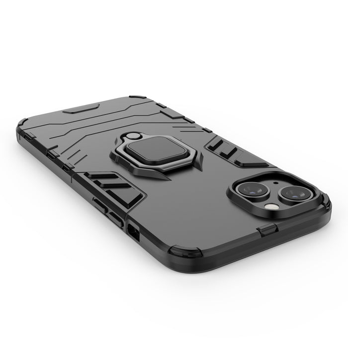 Ring Armor case for iPhone 14 Pro Max armored cover magnetic holder ring black