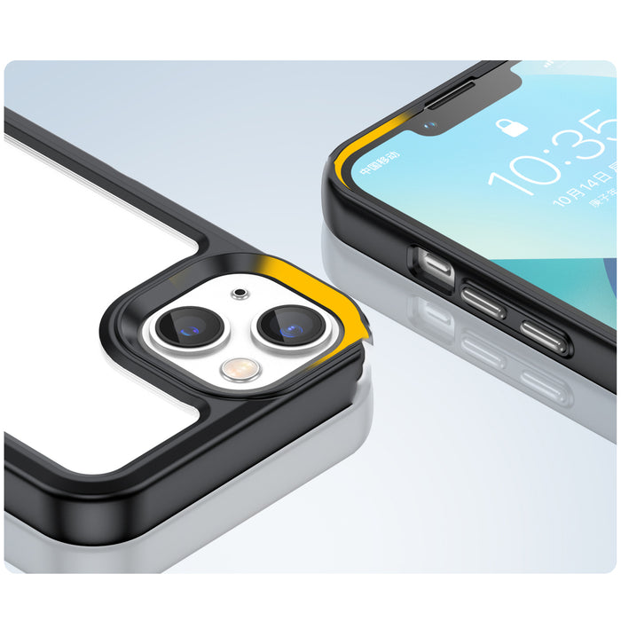 Outer Space Case iPhone 14 Plus hard cover with a gel frame black